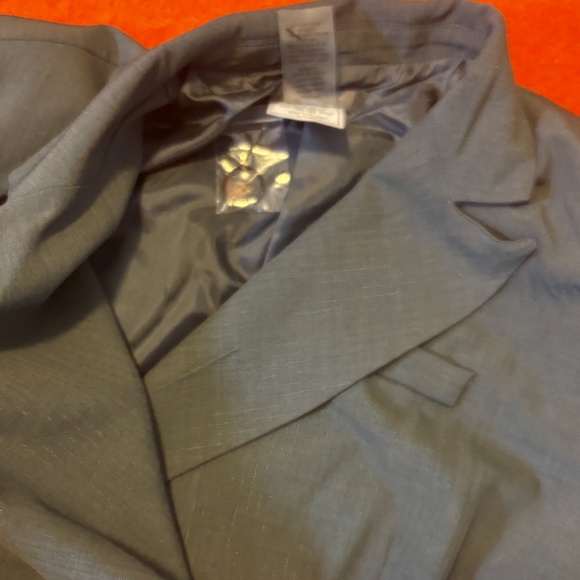 Sans Souci charcoal gray criss-cross ribbons cropped blazer NWT - Picture 7 of 12